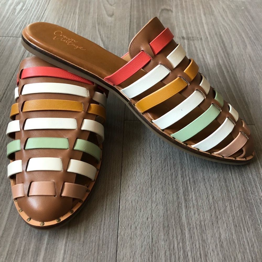 Crown Vintage Multi-color Mule